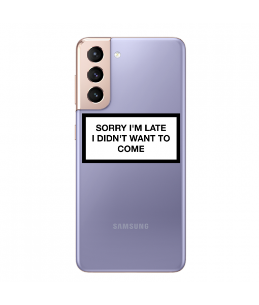 Husa Samsung Galaxy S21, Silicon Premium, SORRY